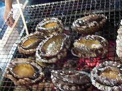 アワビ、岩牡蛎